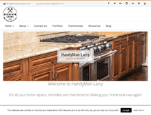 Tablet Screenshot of handymanlarry.com